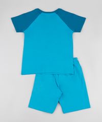Pijama-Infantil-Minecraft-Raglan-Manga-Curta-Azul-9878559-Azul_2