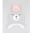 Gorro-Infantil-Ursinha-em-Trico-com-Pompom-Cinza-Claro-9785169-Cinza_Claro_1