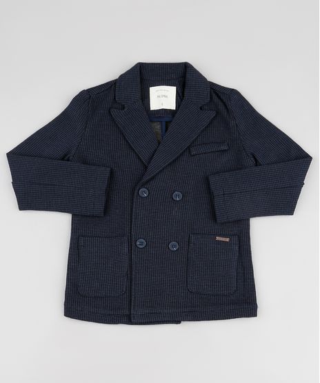 Blazer-Infantil-Transpassado-Estampado-Pied-de-Poule-com-Bolsos-Azul-Marinho-9807507-Azul_Marinho_1