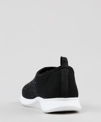 Tenis-Feminino-Via-Uno-Running-Knit-Sem-Cadarco-com-Brilho-Preto-9919573-Preto_4