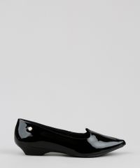 Slipper-Feminino-Via-Uno-Bico-Fino-em-Verniz-Preto-9907596-Preto_2