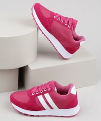 Tenis-Infantil-Palomino-com-Recortes-Rosa-Escuro-9911299-Rosa_Escuro_1