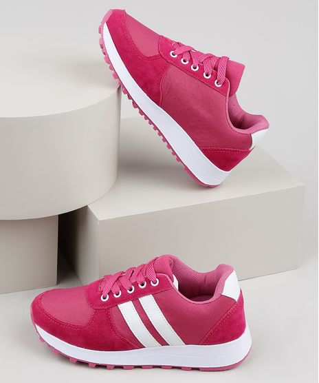 Tenis-Infantil-Palomino-com-Recortes-Rosa-Escuro-9911299-Rosa_Escuro_1