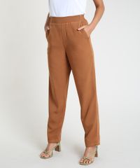 Calca-Feminina-Mindset-Carrot-Alfaiatada-com-Bolsos-Caramelo-9943610-Caramelo_1