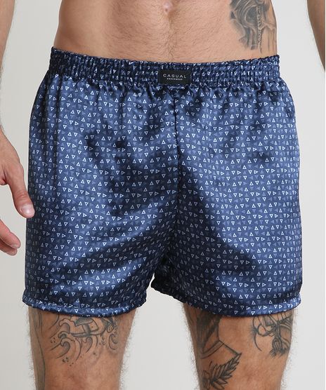 Samba-Cancao-Masculina-Acetinada-Estampada-de-Triangulos-Azul-Marinho-9907986-Azul_Marinho_1
