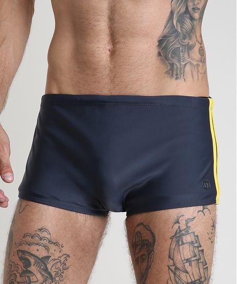 Sunga-Masculina-Tradicional-com-Faixas-Laterais-e-Protecao-UV50--Chumbo-9896856-Chumbo_1