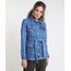 Jaqueta-Jeans-Feminina-Longa-com-Bolsos-e-Faixa-para-Amarrar-Azul-Medio-9889638-Azul_Medio_1