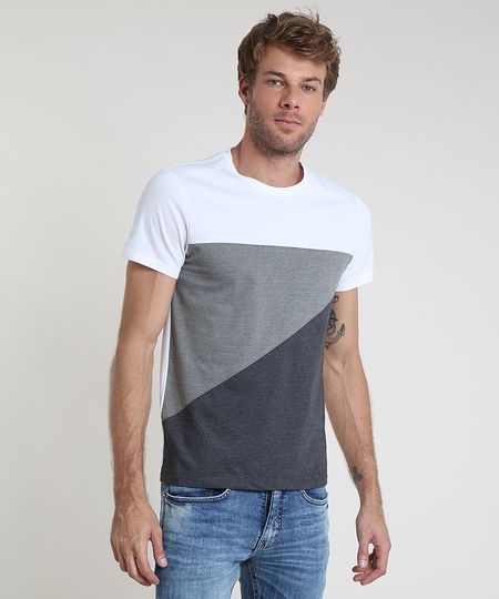 Camiseta-Masculina-Slim-com-Recortes-Manga-Curta-Gola-Careca-Chumbo-9844083-Chumbo_1 Camiseta-Masculina-Slim-com-Recortes-Manga-Curta-Gola-Careca-Chumbo-9844083-Chumbo_1