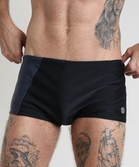 Sunga-Masculina-Tradicional-Color-Block-com-Protecao-UV50--Preta-9896862-Preto_1