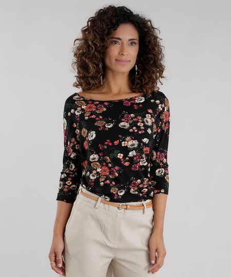 Blusa-Estampa-Floral-Preto-8641441-Preto_1 Blusa-Estampa-Floral-Preto-8641441-Preto_1