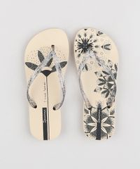 Chinelo-Feminino-Ipanema-Sem-Igual-Tattoo-Estampado-Floral-com-Glitter-Bege-Claro-9941685-Bege_Claro_2