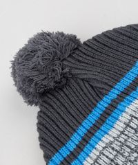 Gorro-Infantil-Listrado-em-Trico-com-Pompom-Chumbo-9785290-Chumbo_3