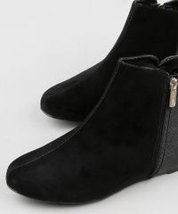Bota-Feminina-Via-Uno-Bico-Redondo-Cano-Curto-em-Suede--Preta-9919282-Preto_3