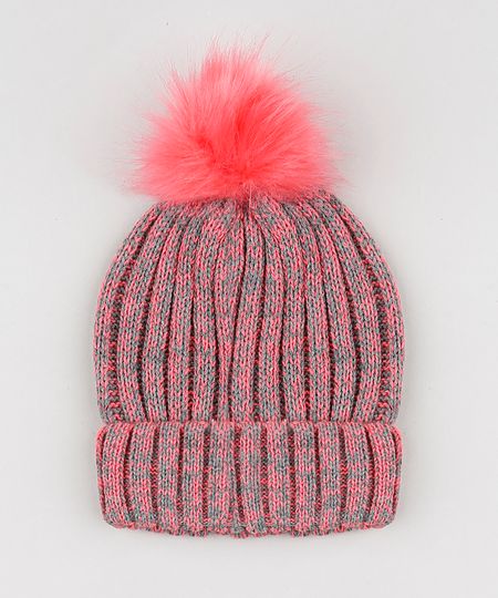 Gorro-Infantil-em-Trico-com-Pompom-Rosa-9780626-Rosa_1 Gorro-Infantil-em-Trico-com-Pompom-Rosa-9780626-Rosa_1