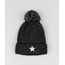 Gorro-Infantil-em-Trico-com-Lurex-e-Pompom-Preto-9785167-Preto_1