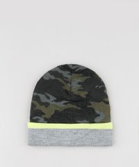 Gorro-Infantil-em-Trico-Estampado-Camuflado-com-Neon-Verde-Militar-9785292-Verde_Militar_2