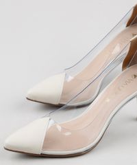 Scarpin-Feminino-Via-Uno-Bico-Fino-Salto-Alto-com-Recorte-Transparente-Bege-Claro-9943352-Bege_Claro_3