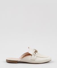 Mule-Feminino-Via-Uno-Bico-Redondo-com-Corrente-Bege-Claro-9907929-Bege_Claro_2