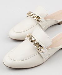 Mule-Feminino-Via-Uno-Bico-Redondo-com-Corrente-Bege-Claro-9907929-Bege_Claro_3