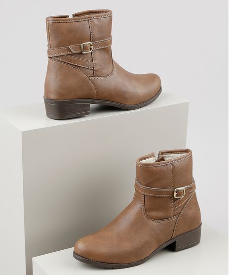 Bota-Infantil-Palomino-Bico-Redondo-Cano-Medio-Marrom-9915745-Marrom_1