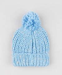 Gorro-Infantil-em-Trico-com-Lurex-e-Pompom-Azul-Claro-9780625-Azul_Claro_2