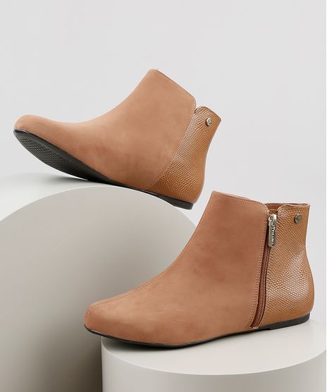 Bota-Feminina-Via-Uno-Bico-Redondo-com-Suede-Caramelo-9919283-Caramelo_1