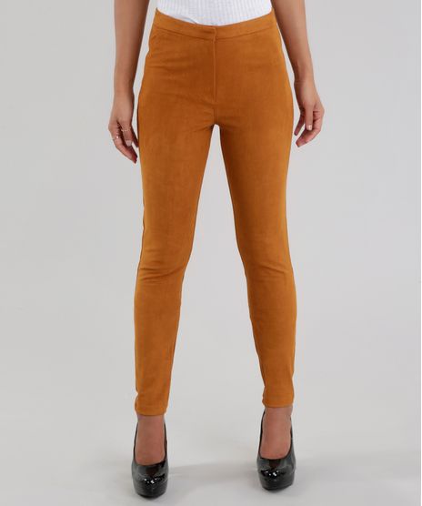 Calca-Skinny-em-Suede-Caramelo-8544692-Caramelo_1