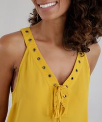 Regata-com-Ilhos-Amarelo-Escuro-8546095-Amarelo_Escuro_4