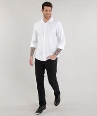 Camisa-Slim-Estampada-em-Algodao---Sustentavel-Branca-8456824-Branco_3