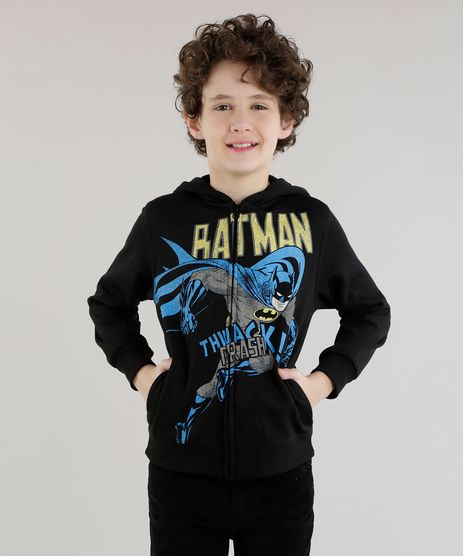 Blusao-Estampado-Batman-em-Moletom-de-Algodao---Sustentavel-Preto-8470166-Preto_1