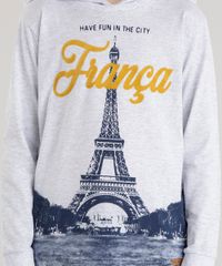 Camiseta--Franca--com-Capuz-Cinza-Mescla-Claro-8618350-Cinza_Mescla_Claro_4