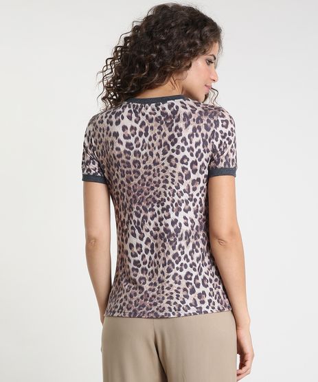blusa de onça c&a