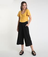 Calca-Feminina-Pantacourt-Canelada-com-Bolsos-Preto-9923529-Preto_3