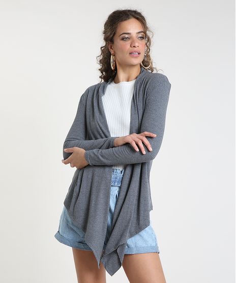 Capa-Feminina-Assimetrica-Canelada--Cinza-Mescla-Escuro-9915067-Cinza_Mescla_Escuro_1