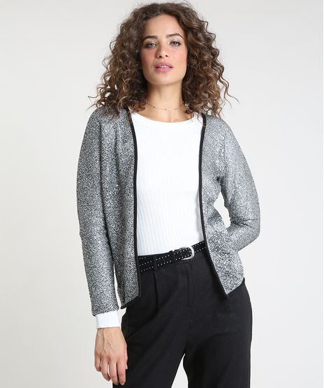 Capa-Feminina-em-Trico-com-Paetes-Cinza-Mescla-Escuro-9808990-Cinza_Mescla_Escuro_1