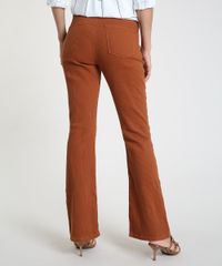 Calca-de-Sarja-Feminina-Flare-Canelada-Caramelo-9915241-Caramelo_2