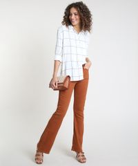 Calca-de-Sarja-Feminina-Flare-Canelada-Caramelo-9915241-Caramelo_3