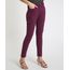 Calca-de-Sarja-Feminina-Skinny-Cintura-Alta-Canelada--Vinho-9915239-Vinho_1