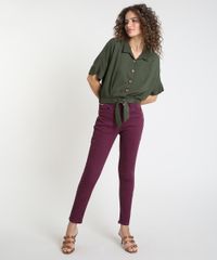 Calca-de-Sarja-Feminina-Skinny-Cintura-Alta-Canelada--Vinho-9915239-Vinho_3 Calca-de-Sarja-Feminina-Skinny-Cintura-Alta-Canelada--Vinho-9915239-Vinho_3