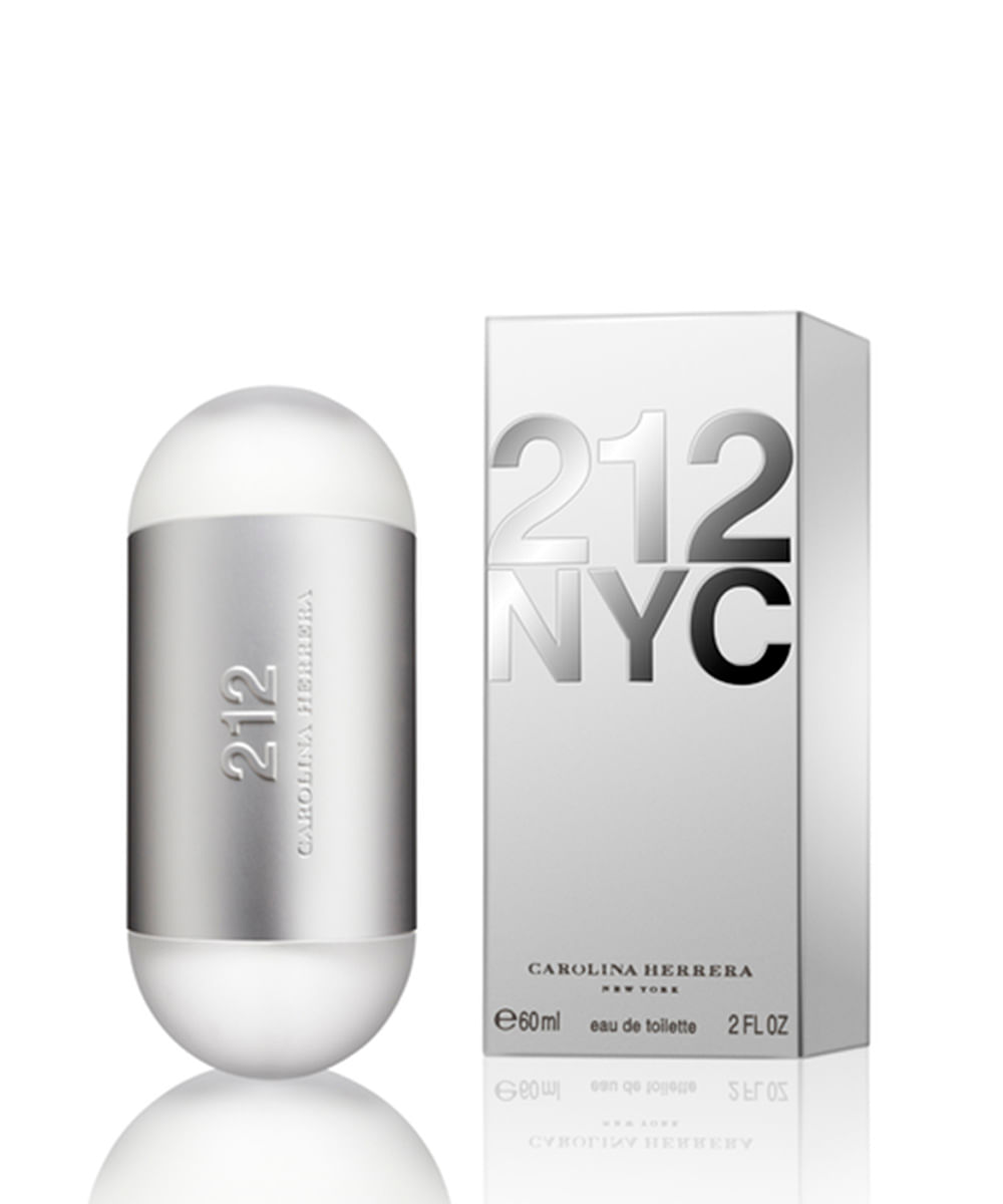 perfume carolina herrera 212 nyc feminino eau de toilette 60ml Único