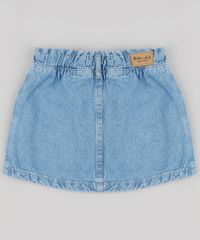Saia-Jeans-Infantil-Clochard-com-Bolsos-Azul-Medio-9894181-Azul_Medio_2