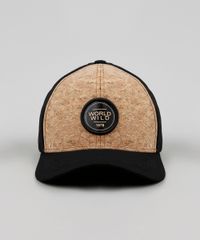 Bone-Masculino-Aba-Curva--World-Wild--com-Tela-e-Cortica-Preto-9898296-Preto_1