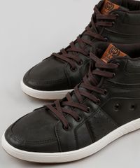 Tenis-Masculino-Ollie-Cano-Alto-com-Recortes-Marrom-Escuro-9904662-Marrom_Escuro_3