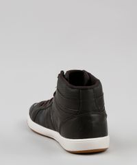 Tenis-Masculino-Ollie-Cano-Alto-com-Recortes-Marrom-Escuro-9904662-Marrom_Escuro_4