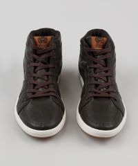 Tenis-Masculino-Ollie-Cano-Alto-com-Recortes-Marrom-Escuro-9904662-Marrom_Escuro_5