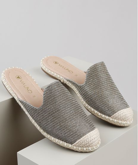 Mule-Feminino-Via-Uno-Bico-Redondo-com-Corda-e-Lurex-Prateado-9917427-Prateado_1