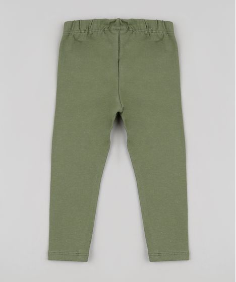 calça verde militar infantil