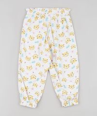 Calca-Infantil-Estampada-de-Onca-com-Laco-Bege-Claro-9894491-Bege_Claro_2