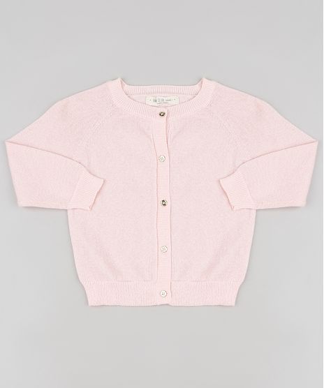 Cardigan-Infantil-em-Trico-com-Lurex-Rose-9794867-Rose_1