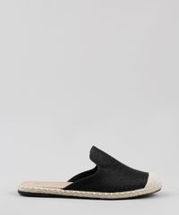 Mule-Feminino-Via-Uno-Bico-Redondo-com-Corda-e-Lurex-Preto-9917425-Preto_2